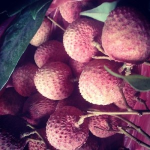 Lychee, one of the popular seasonal fruit.